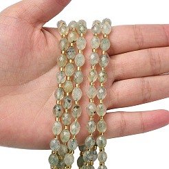 Natural Prehnite Beads Strands&nbsp;G-F809-A06-01