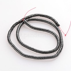 Non-magnetic Synthetic Hematite Bead Strands&nbsp;G-K197-01-6mm