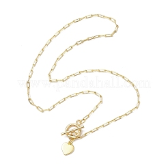 Brass Paperclip Chain Necklaces&nbsp;NJEW-JN04842