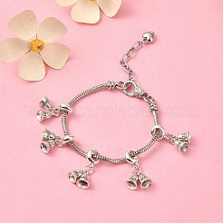 Tibetan Style Alloy European Dangle Charms&nbsp;MPDL-YW0001-02