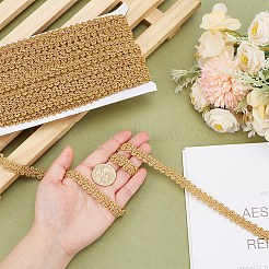 Polyester Centipede Lace Ribbon&nbsp;OCOR-WH0088-43B-03