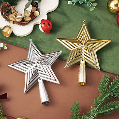 2Pcs 2 Colors Christmas Plastic Big Pendants&nbsp;KY-TA0001-68