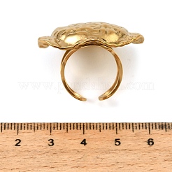 304 Stainless Steel Cuff Open Rings for Women&nbsp;SA-CBAF040-02G