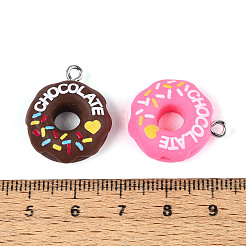 Opaque Resin Pendants&nbsp;RESI-T059-11