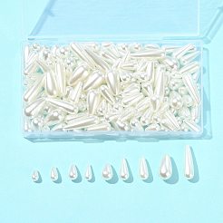 172Pcs 9 Styles ABS Plastic Imitation Shell Pearl Beads&nbsp;KY-FS0001-40