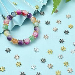 100Pcs 4 Colors Zinc Alloy Spacer Beads&nbsp;FIND-YW0004-20