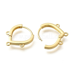 Brass Stud Earring Findings&nbsp;KK-Q035-08G