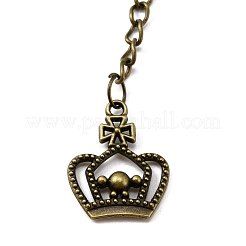 Tibetan Style Alloy Keychains&nbsp;KEYC-WH0025-026