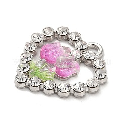 Platinum Alloy Glass Pendants&nbsp;FIND-Z068-05P-01