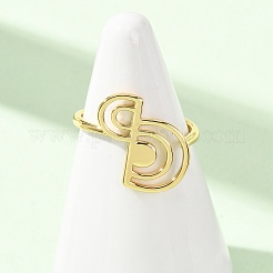 Brass Finger Rings for Women&nbsp;KK-CBA3D94-02G