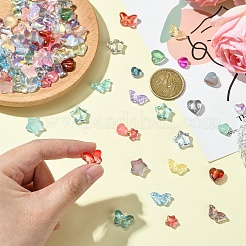 120Pcs 6 Styles Glass Beads&nbsp;GLAA-YW0003-99