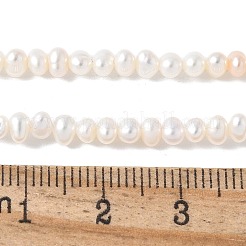 Natural Cultured Freshwater Pearl Beads Strands&nbsp;PEAR-I007-07G-01C