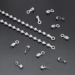 24Pcs 304 Stainless Steel Ball Chain Connectors&nbsp;STAS-NB0001-25
