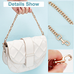 2Pcs Alloy Curb Chain Bag Strap&nbsp;FIND-PH0009-35