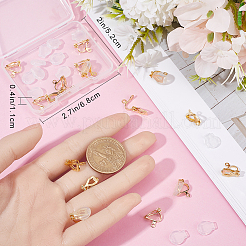 20Pcs Brass Clip-on Earring Findings&nbsp;KK-BBC0010-23G