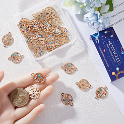 40Pcs Alloy Enamel Connector Charms&nbsp;FIND-SC0006-10