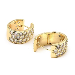 Brass with Cubic Zirconia Cuff Earrings&nbsp;EJEW-K254-06G
