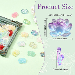 100Pcs Baking Paint Glass & Lampwork Beads Sets&nbsp;GLAA-CJ0002-68