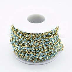 Handmade Glass Beaded Chains&nbsp;CHC-I026-H-01G