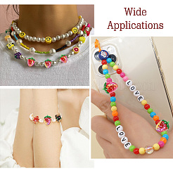 20Pcs 2 Colors UV Plating Transparent Acrylic Beads&nbsp;FIND-CJ0005-26