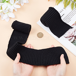 95% Cotton & 5% Elastic Fiber Ribbing Fabric for Cuffs&nbsp;FIND-WH0136-02C