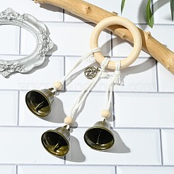 Iron Witch Bells for Door Knob for Protection&nbsp;HJEW-JM02224