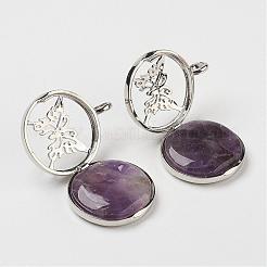 Natural & Synthetic Gemstone Pendants&nbsp;G-G910-G