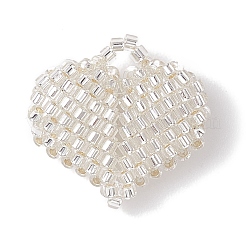 Seed Beads Beaded Charms&nbsp;PALLOY-MZ00262-05