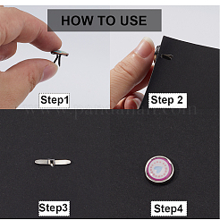 100Pcs Iron Brads&nbsp;DIY-GF0007-42P