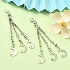Tibetan Style Alloy Feather Tassel Big Pendants&nbsp;LS-FIND-YW0003-92C