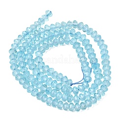 Natural Blue Topaz Beads Strands&nbsp;G-K376-I07-3x4mm