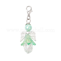 Flower Angel Acrylic & Glass Pendants Decorations&nbsp;HJEW-JM03604