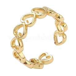 Brass Cuff Rings&nbsp;RJEW-L100-017