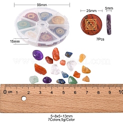 DIY Chakra Gemstone Jewelry Making Finding Kit&nbsp;DIY-YW0005-99