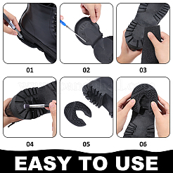 Shoe Repair Synthetic Rubber Shoe Sole Replacement&nbsp;DIY-WH0899-726B