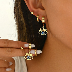 3 Pairs 3 Styles 201 Stainless Steel Earrings Sets&nbsp;QS4475-2