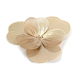 Rack Plating Brass Bead Caps&nbsp;KK-S400-02KCG