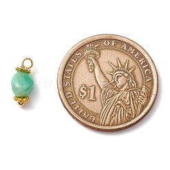Natural Chrysoprase Charms&nbsp;PALLOY-JF01093-02
