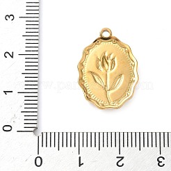 304 Stainless Steel Enamel Pendants&nbsp;STAS-H483-42G-01