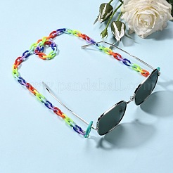 Personalized Acrylic Cable Chain Necklaces&nbsp;NJEW-JN02899-03