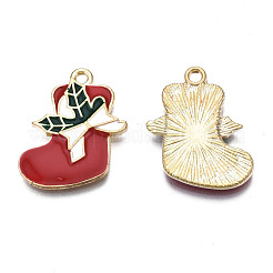 Rack Plating Alloy Enamel Pendants&nbsp;ENAM-T011-149