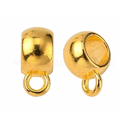 Tibetan Style Alloy Tube Bails&nbsp;TIBEP-LFH251Y-G-FF