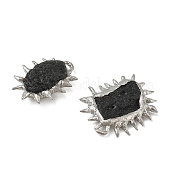 Natural Tektite Pendants&nbsp;GG-CBA86DE-01P