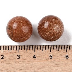 Synthetic Goldstone No Hole Sphere Beads&nbsp;G-K353-04D-25