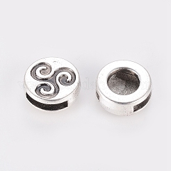Tibetan Style Slide Charms&nbsp;LS-TIBE-Q001-AS-LF