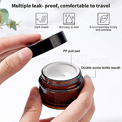 Portable Glass Cosmetics Cream Jar&nbsp;AJEW-BC0006-07