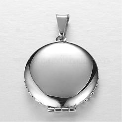 Tarnish Resistant 304 Stainless Steel Diffuser Locket Pendants&nbsp;STAS-P059-06