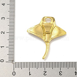 Ion Plating(IP) 304 Stainless Steel Pave Paua Shell Pendants&nbsp;STAS-S146-13P