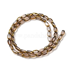 Electroplate Opaque Color Glass Beads Strands&nbsp;EGLA-Q127-A01-02