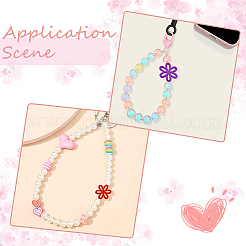 80Pcs Opaque Acrylic Beads&nbsp;SACR-SP0001-37